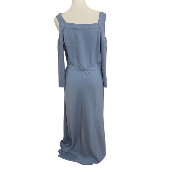 Soft Surroundings Bridgette Cold Shoulder
High Low Tencel Dress Blue Small Tall - Picture 2 of 6